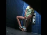 Teen got secretly filmed while masturbating in the bathroom